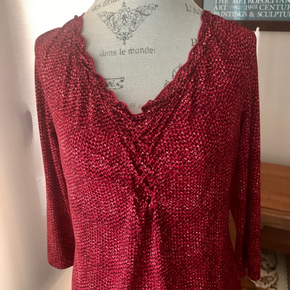 Dana Buchman Blouse Tunic Sz S - Picture 5 of 8